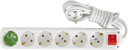 6lı 2mt Anahtarlı Topraklı Priz (9260202)