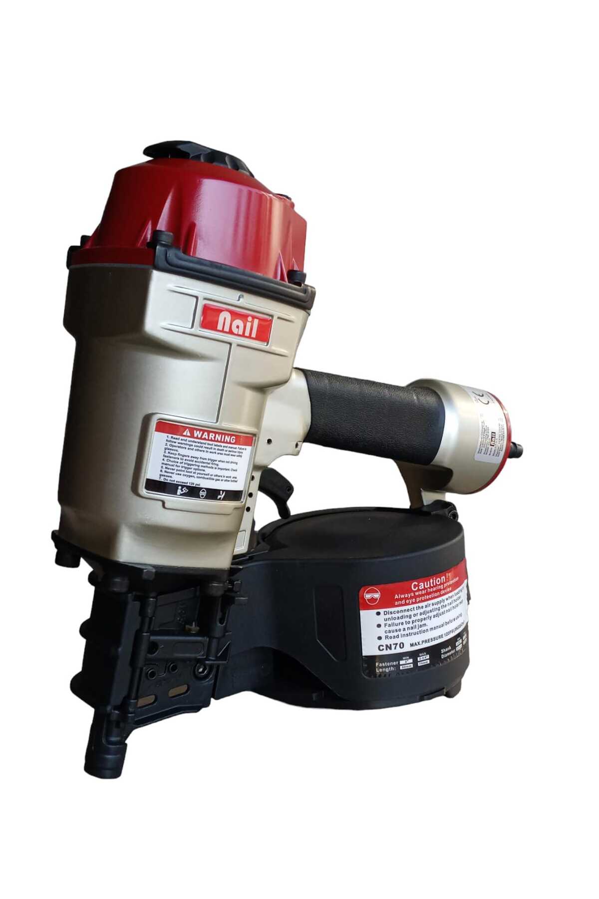 Cn70 45-70 Mm Havalı Palet Ve Sandık Rulo Çivi Çakma Tabancası