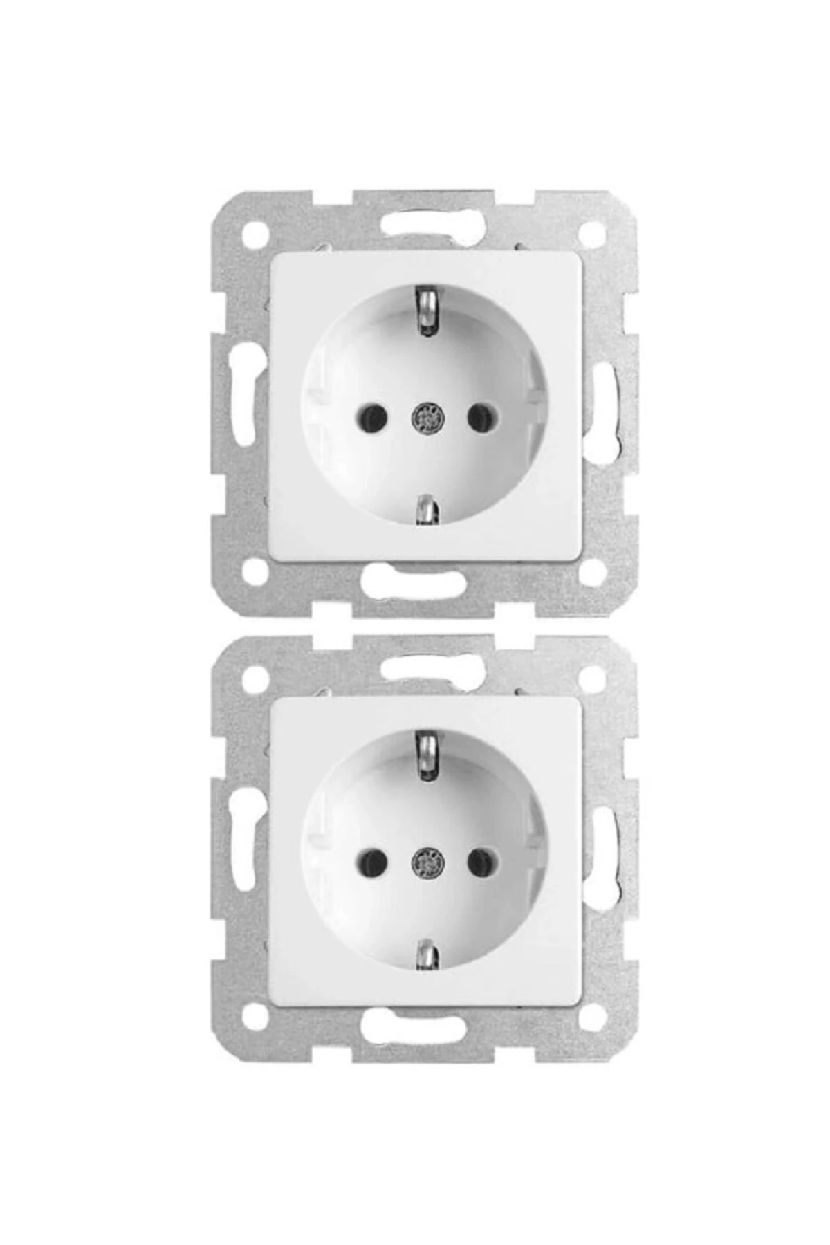 Viko Linnera Topraklı Priz Beyaz (Çerçeve Hariç) 90440008