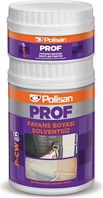 Prof Beyaz Solventsiz Seramik / Fayans Boyası (P-Cw) 1 kg