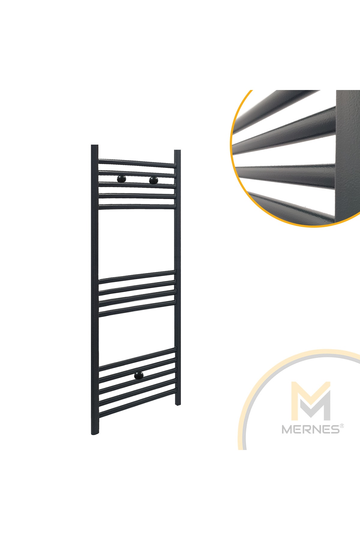 500x1000mm Havlupan Radyatör Antrasit Renk (14 BORULU) Mna5714