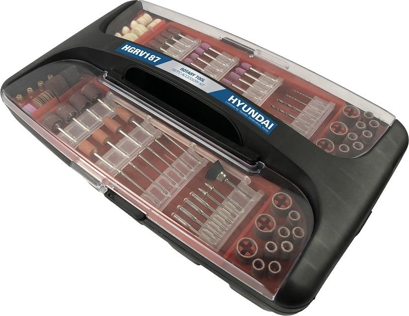 HGRV187 Mini Taşlama Gravür Seti 135W 187 Parça