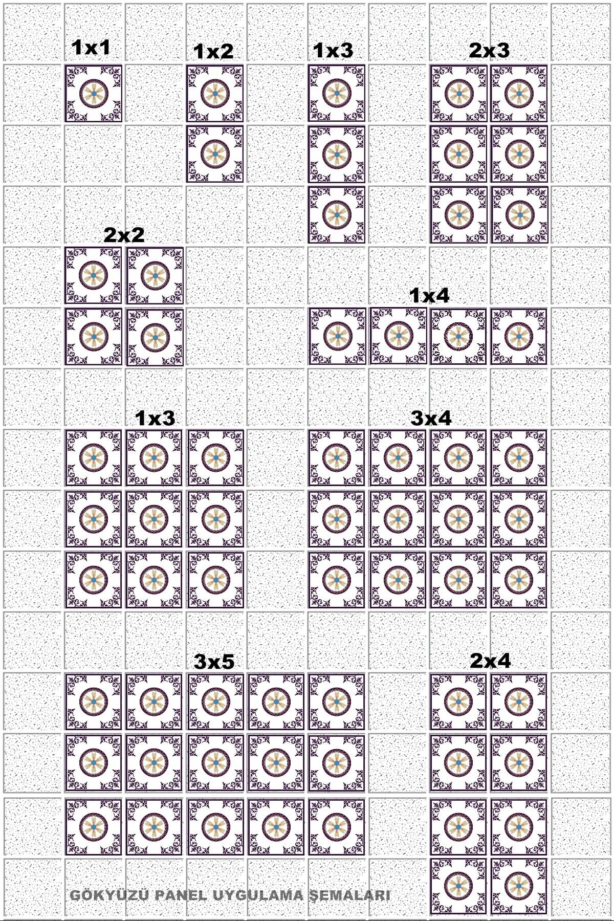 Asma Tavan-60cmx60cm-sıva Altı-54w-6500 K-beyaz-led Panel-led Armatür-taş Yünü Asma Tavan-ofis Tavan