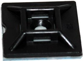 19x19 MM Yapışkanlı Siyah Kroşe ( 400 Adet )