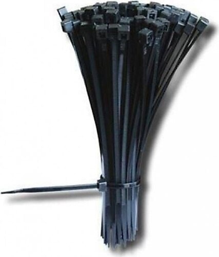 Cırt Kelepçe Kablo Bağı Klips 3,6X370 mm ( Beyaz) ( 100 Adet) Motorsiklet Kablo ve Kaporta Bağlama