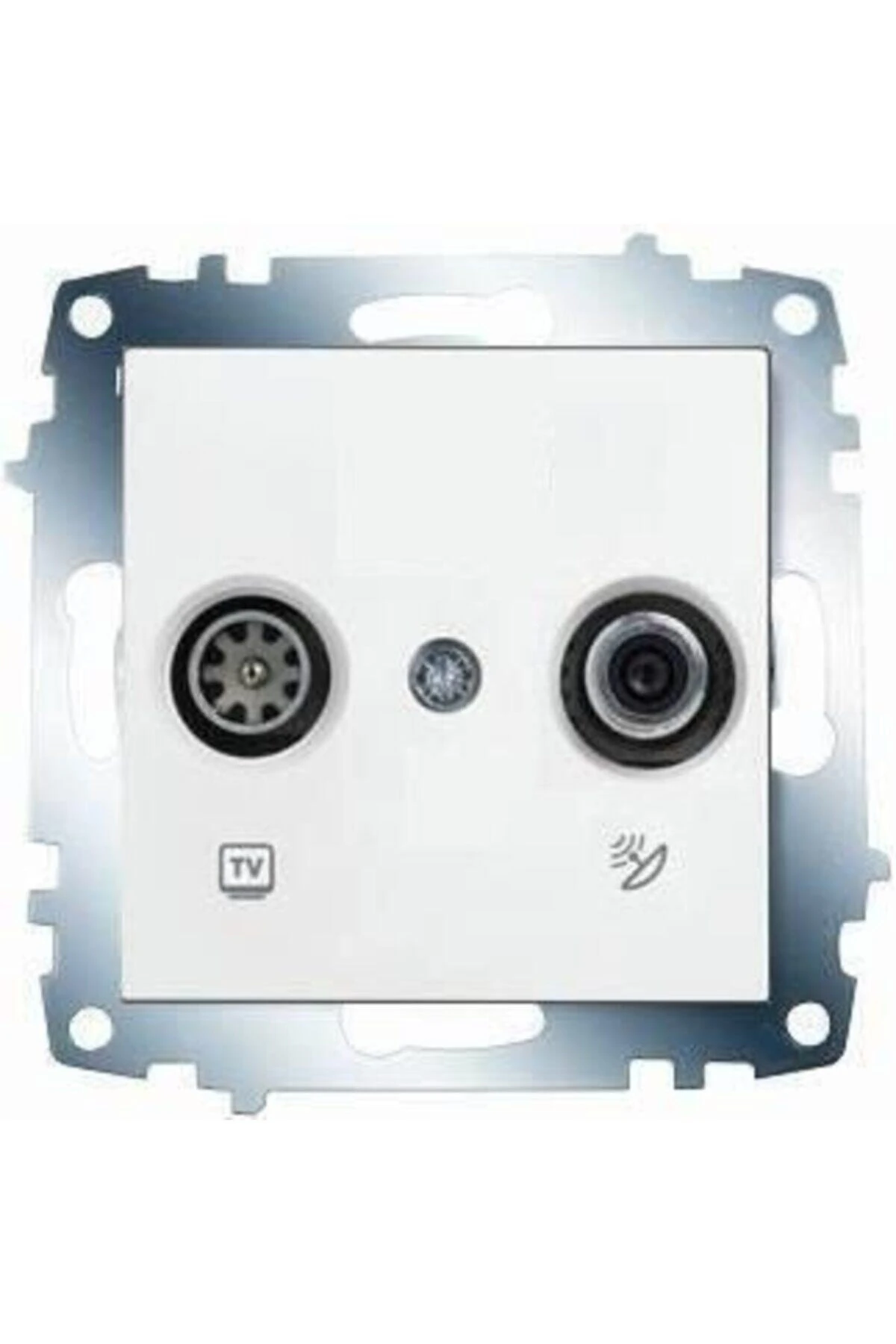 Viko Meridian/ Karre Beyaz Uydu Prizi Sonlu (Tv-Sat) (Mek+Düğ/Kap.) Çerçeve Hariç 90967085