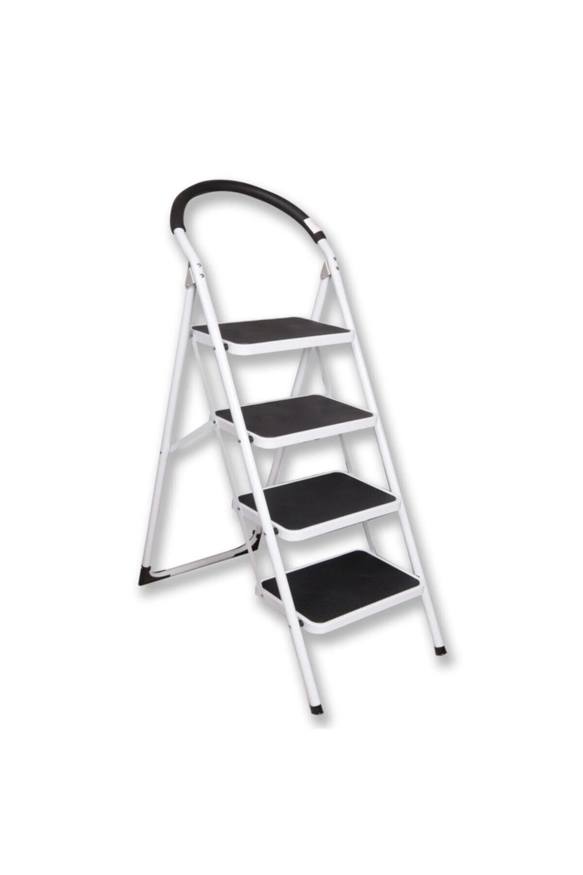 Metal 4 Basamaklı 155x45x14 Cm Katlanabilir Ev - Ofis Tipi Oturaklı Merdiven