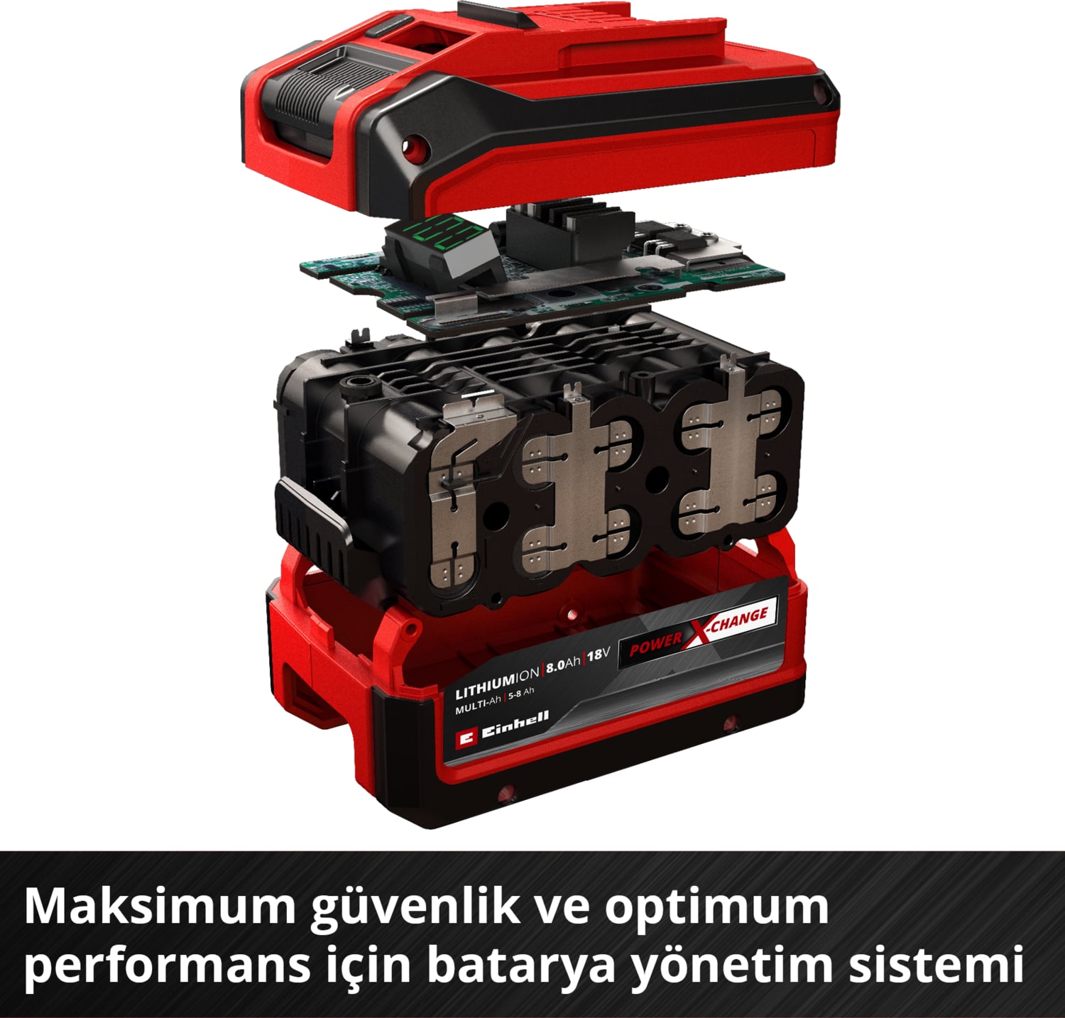 EİNHELL 18V 5-8 Ah Multi-Ah Pxc Plus, Akü