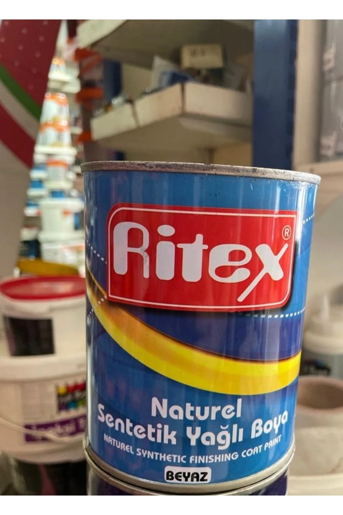 Boya Beyaz Yağlı Boya(parlak Sentetik Boya) 5 Kg Boya