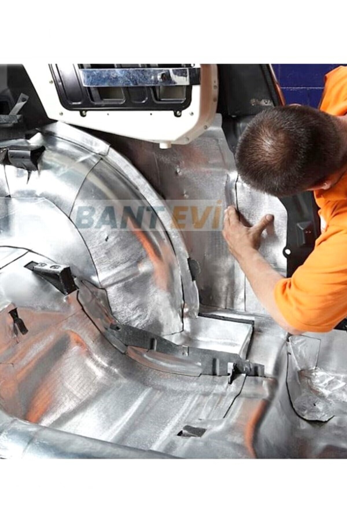 Folyolu Kauçuk Bant 10cmx5mt Isı Ve Ses Izolasyon Bandı Alüminyum Kauçuk Yalıtım Bandı