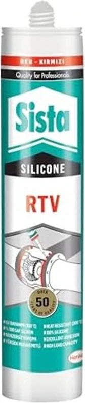 Rtv Silikon, Yüksek Sıcaklık Asetik Silikon Mastik, Yüksek Isıya Dayanıklı Kırmızı Silikon