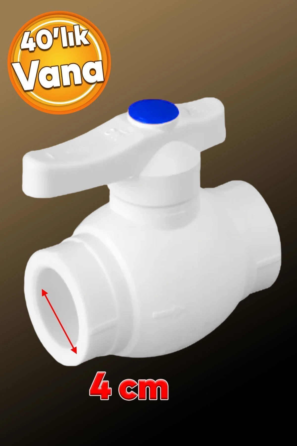 Küresel Pprc Ekonomik Plastik 40'lık Pvc Su Vanası Musluk Dişsiz Aç Kapa Boru Kaynak Makine Bağlantı