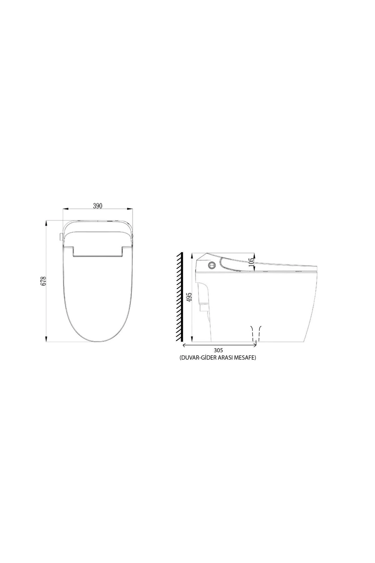 Mega-flush Takım Klozet Mega068