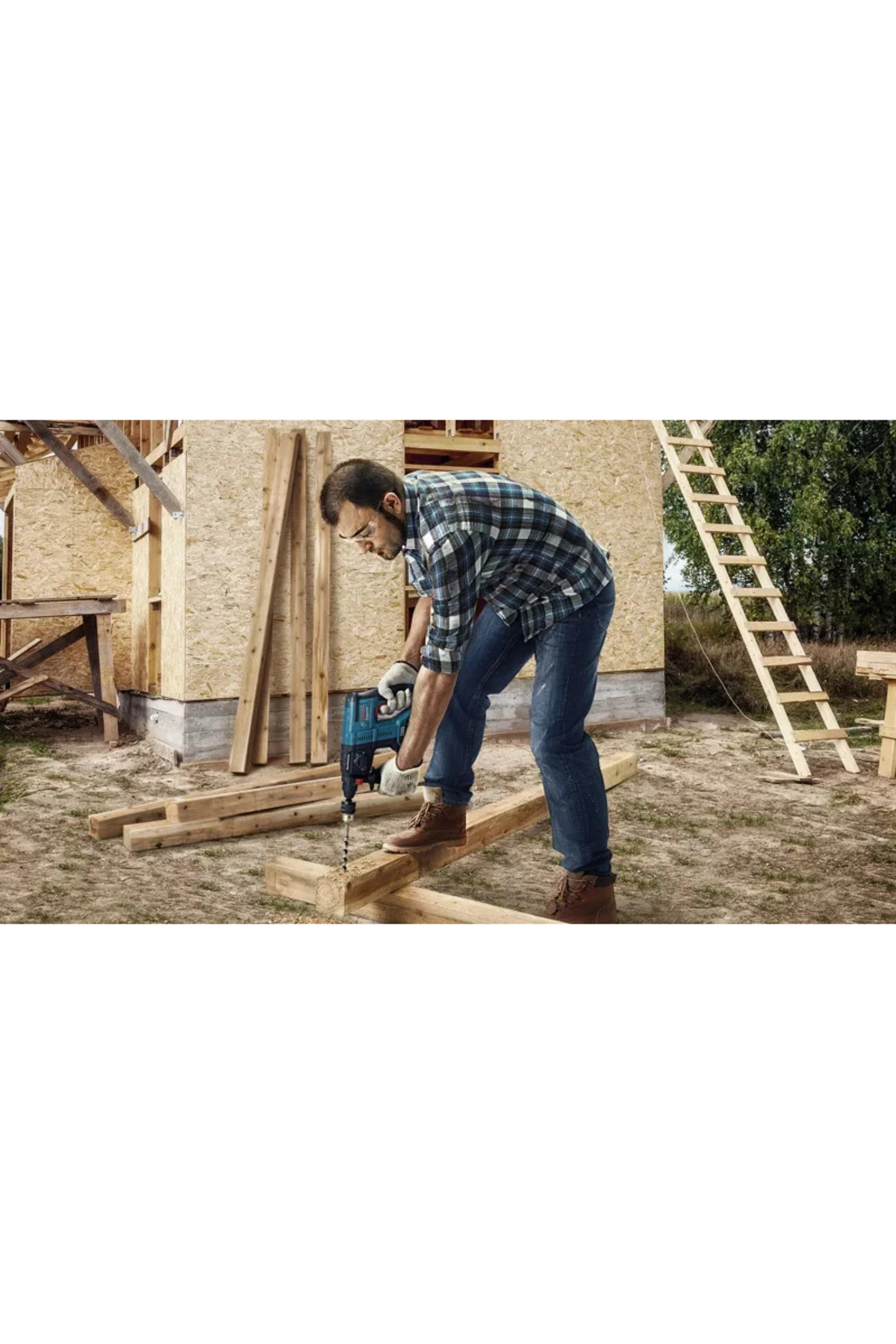 Orijinal Akülü (1 X 4,0 AH AKÜ) Kırıcı Delici Makine Sds Plus Gbh 180-lı Al Marka Yapıştırıcı