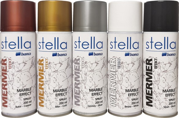 Stella Mermer Efekt Sprey Altın