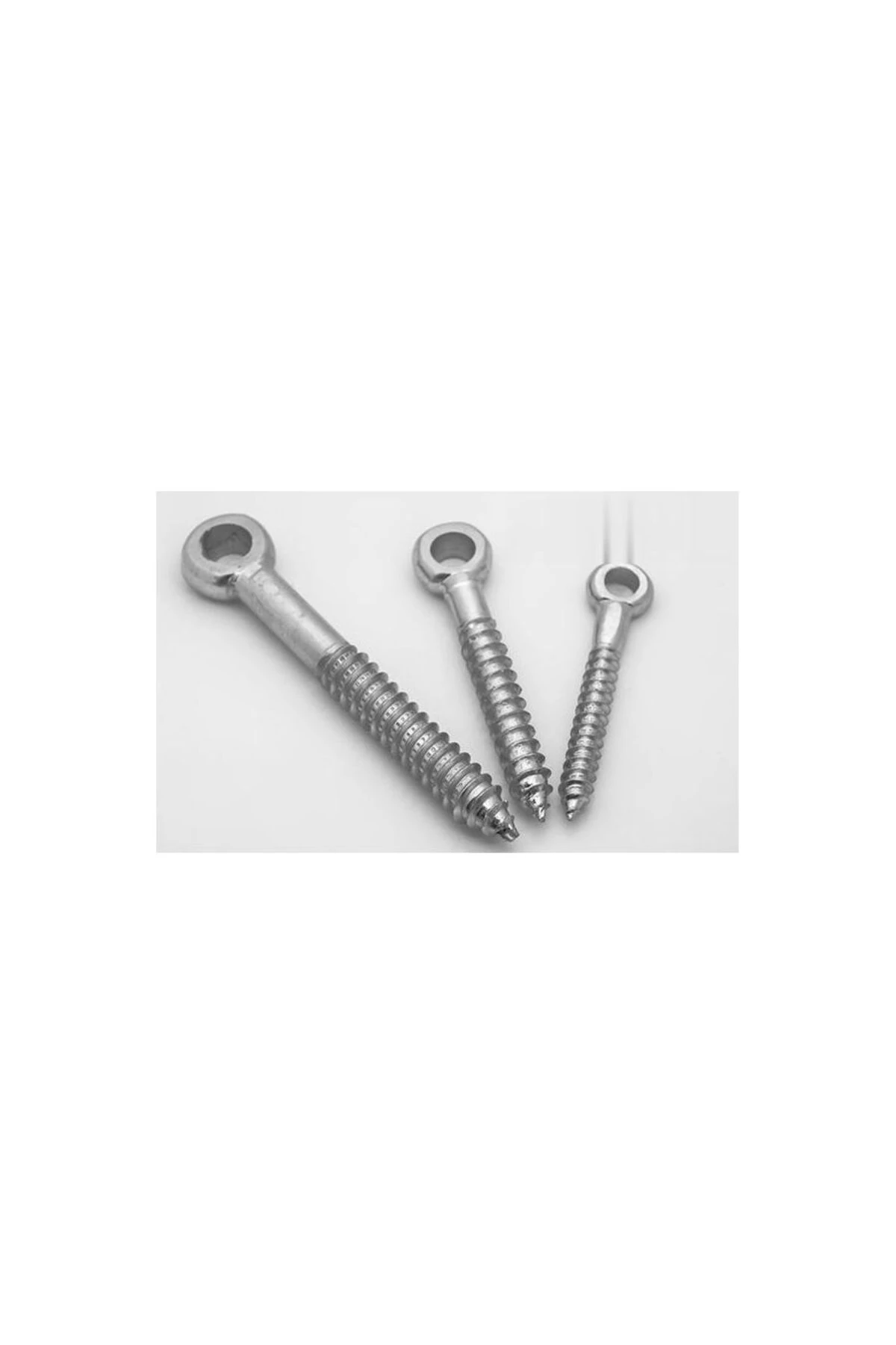 Delikli, Gözlü Vida 10 - 5 Adet