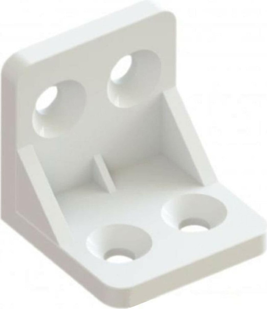 - Mobilya Dolap Köşe Bağlantı L Demir Gönye 28X28X28 mm 10 Adet
