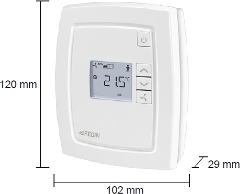 Regın RCF-230CTD-EC Fancoil Termostat