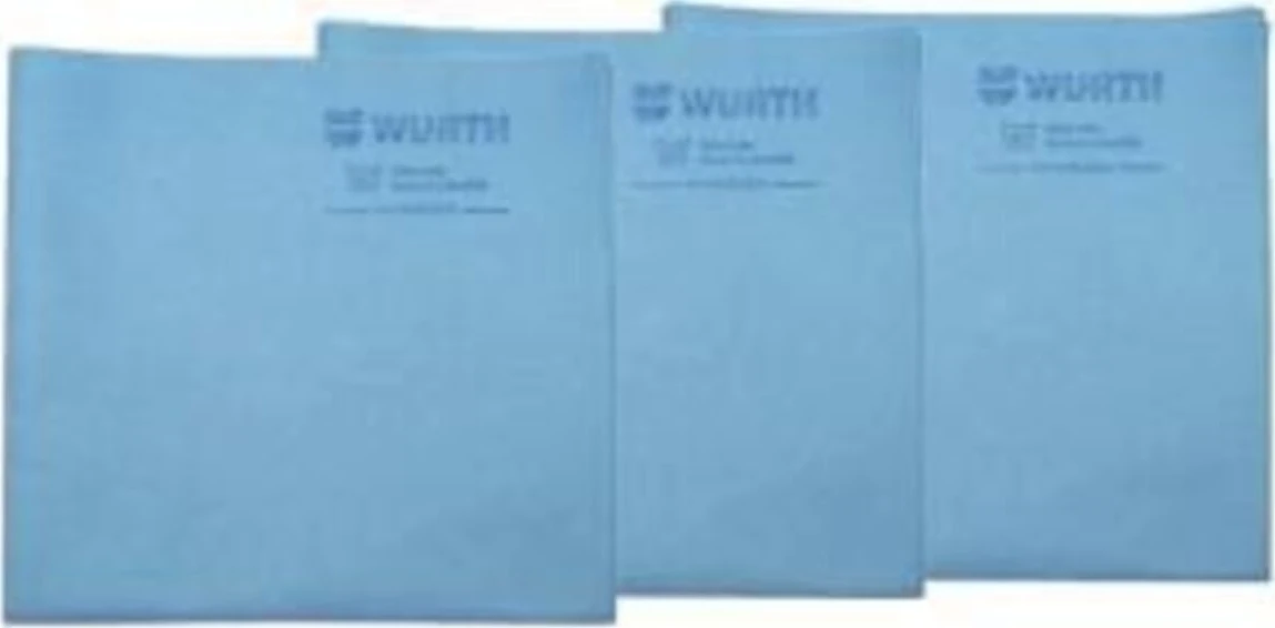 38X60 cm Sentetik 3 Adet Güderi Bez Mavi 130 gr