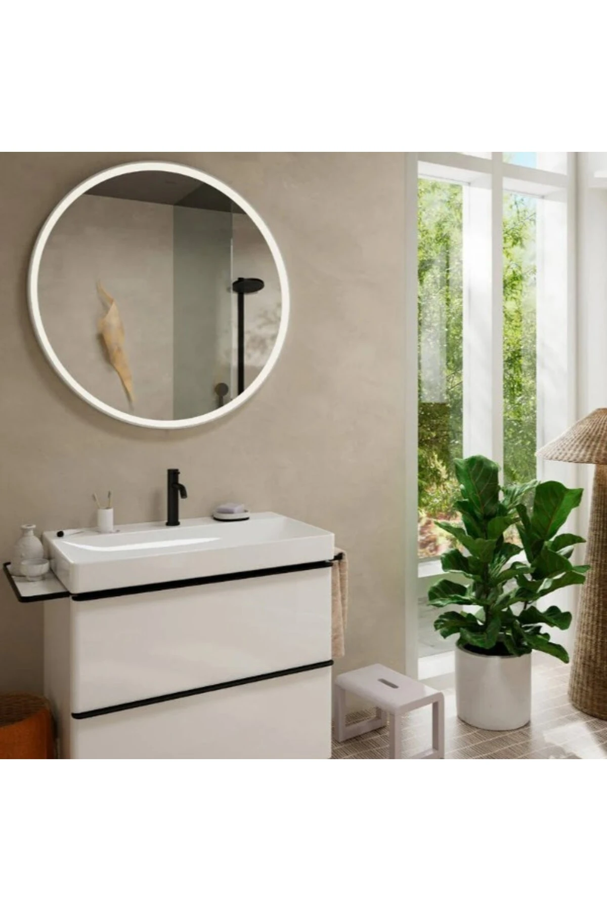 Tecturis S Lavabo Bataryası 110 Mat Siyah 73310670