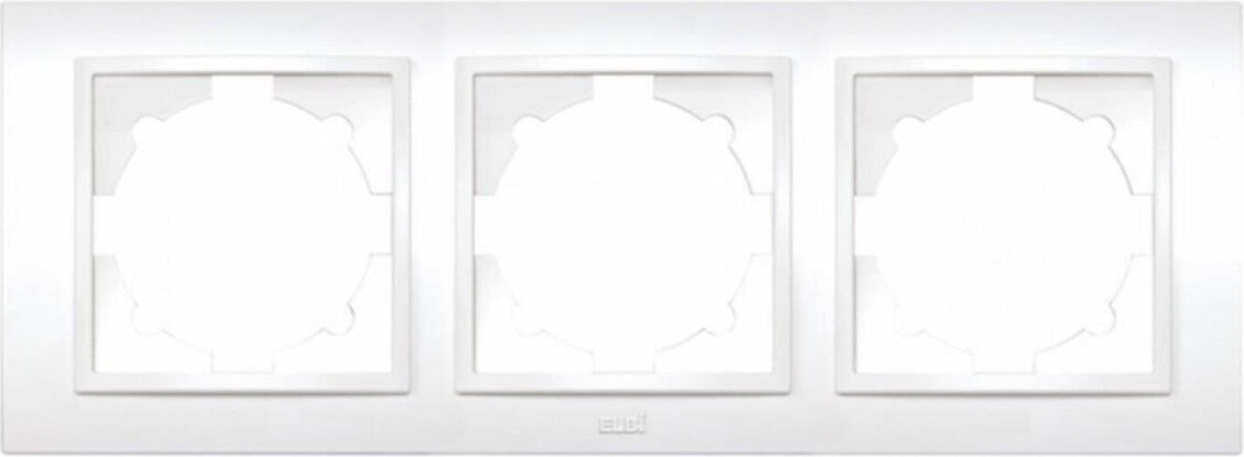 Zena Üçlü Çerçeve Karbeyaz