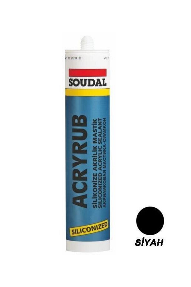 Silikonize Mastik 500gr Siyah (1 KOLİ 30 ADET)