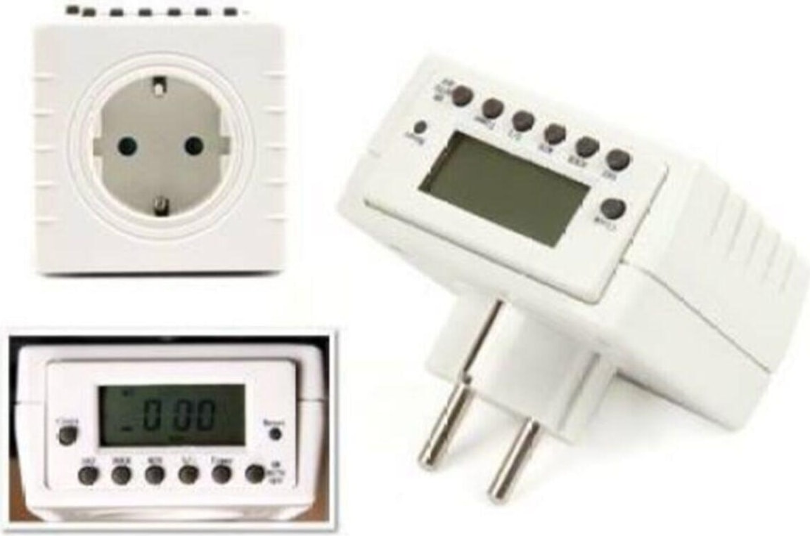 Dijital Zaman Saati Dijital Zaman Ayarlı Priz CT-9182