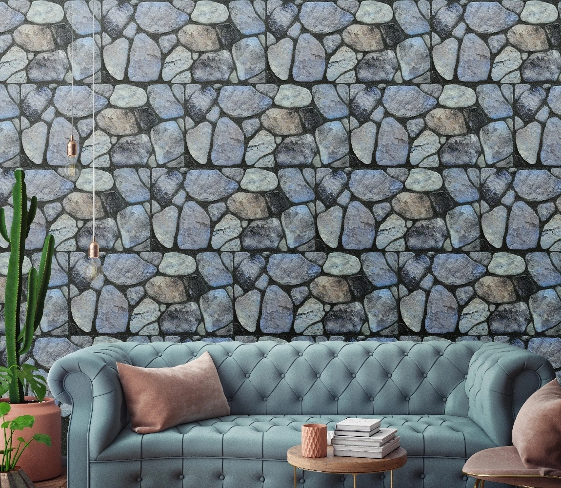 5 Adet (2,5m2) x Kayrak Taş Görünümlü 3 Boyutlu Renkli Strafor Köpük Duvar Kaplama Paneli (KY-803)