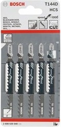 BOSCH Dekupaj Testeresi T144D 5'li 1 Paket