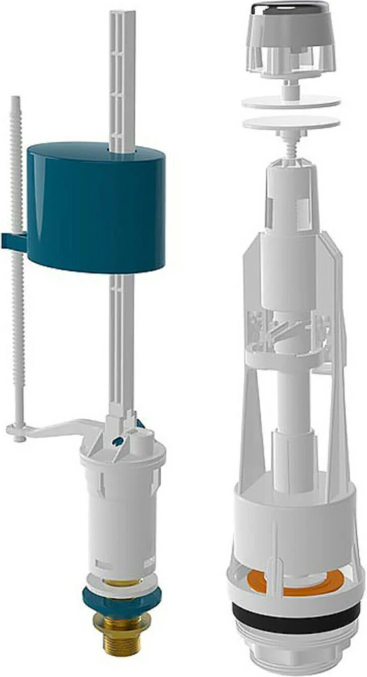 Klozet Iç Takımı Tek Basmalı Mekanik Boşaltma Mekanizması Pirinç Su Girişli 4152