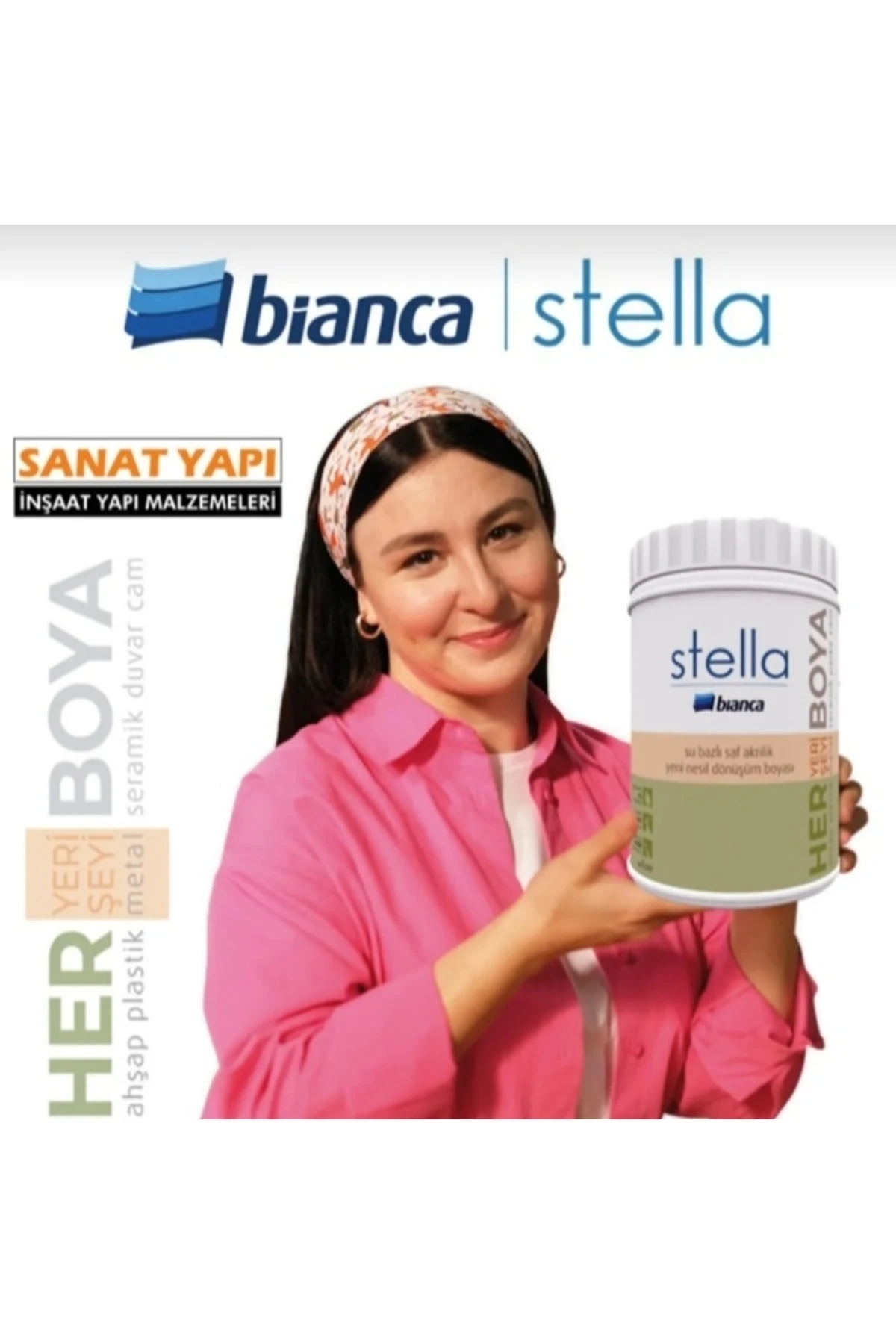 Su Bazlı Akrilik Boya Beyaz