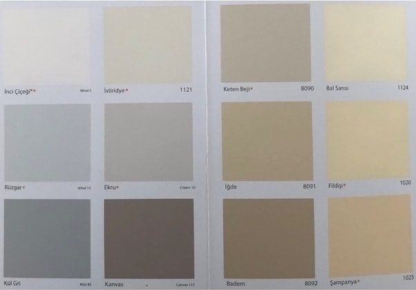 Silikonlu Mat Iç Cephe Boyası 2,5 Lt Fildişi