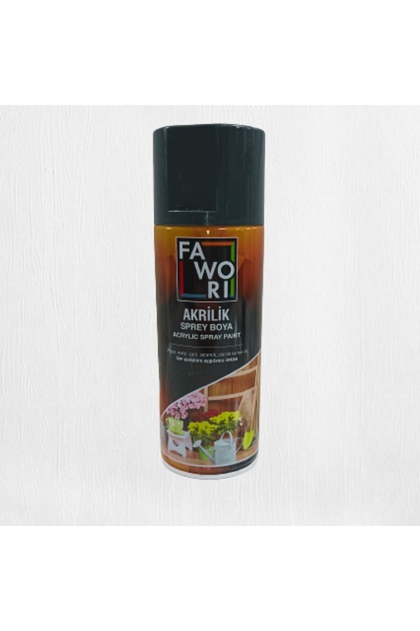 FAWORİ AKRİLİK SPREY BOYA 400 ML SİYAH MAT