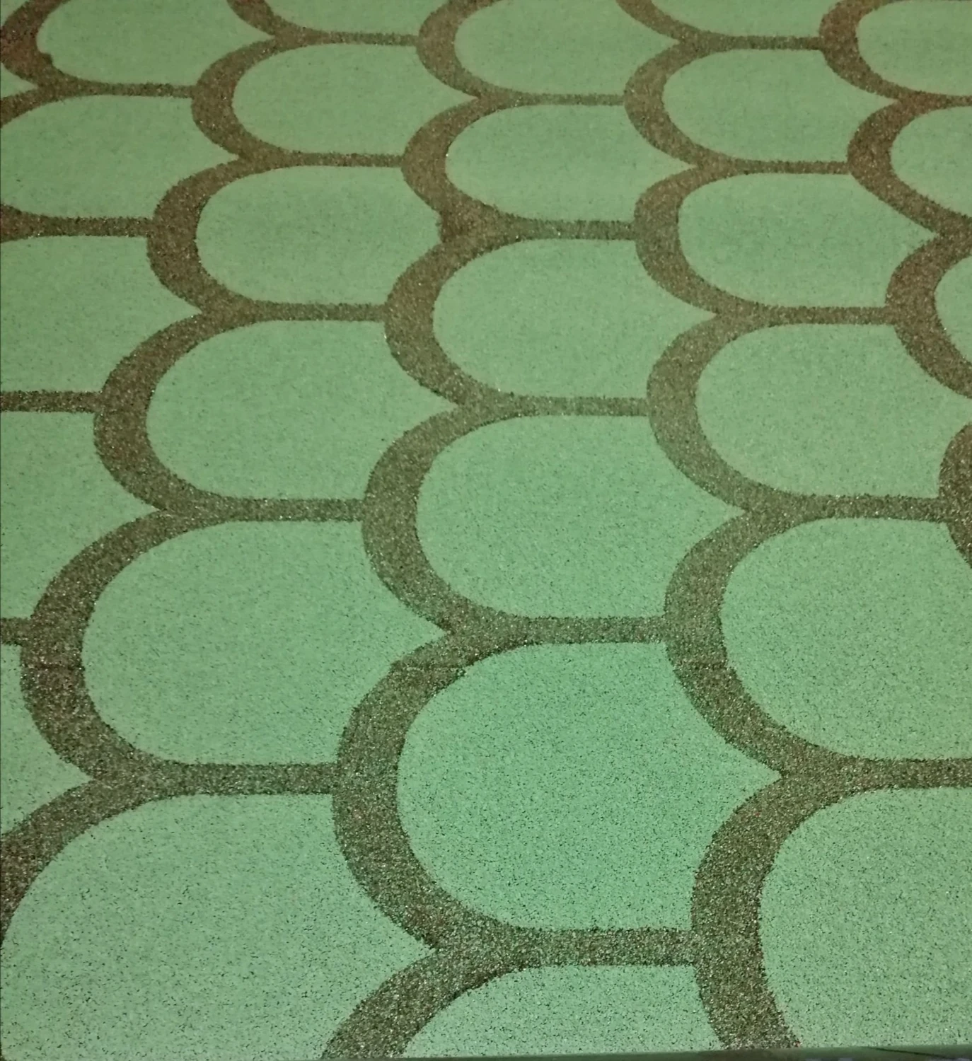 Yonca Desenli-Yeşil-Arduazlı-Kumlu Rulo Şıngıl 1 MTX10 Mt.