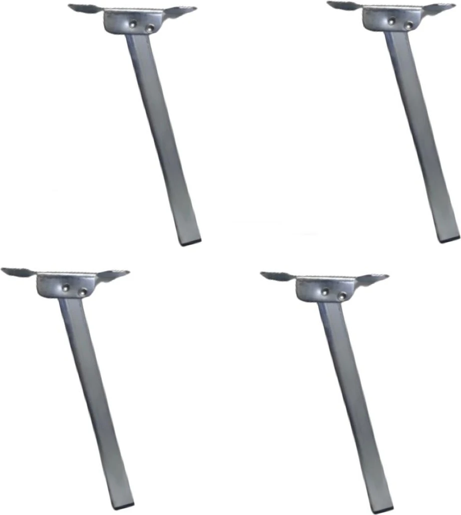 4 Adet Masa Sehpa Sofra Ayağı Metal Katlanır Ayak 50 cm