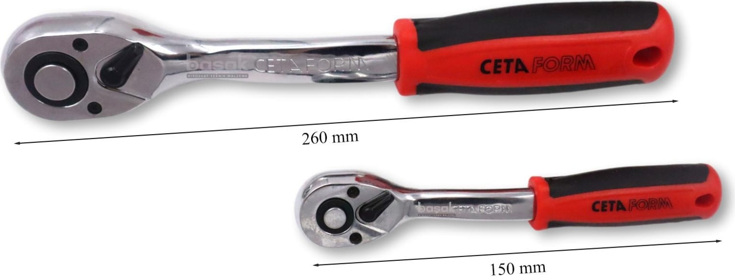 CETA FORM 35 Parça 4-32MM 1/4"+1/2" Lokma Takımı Plastik Kutulu