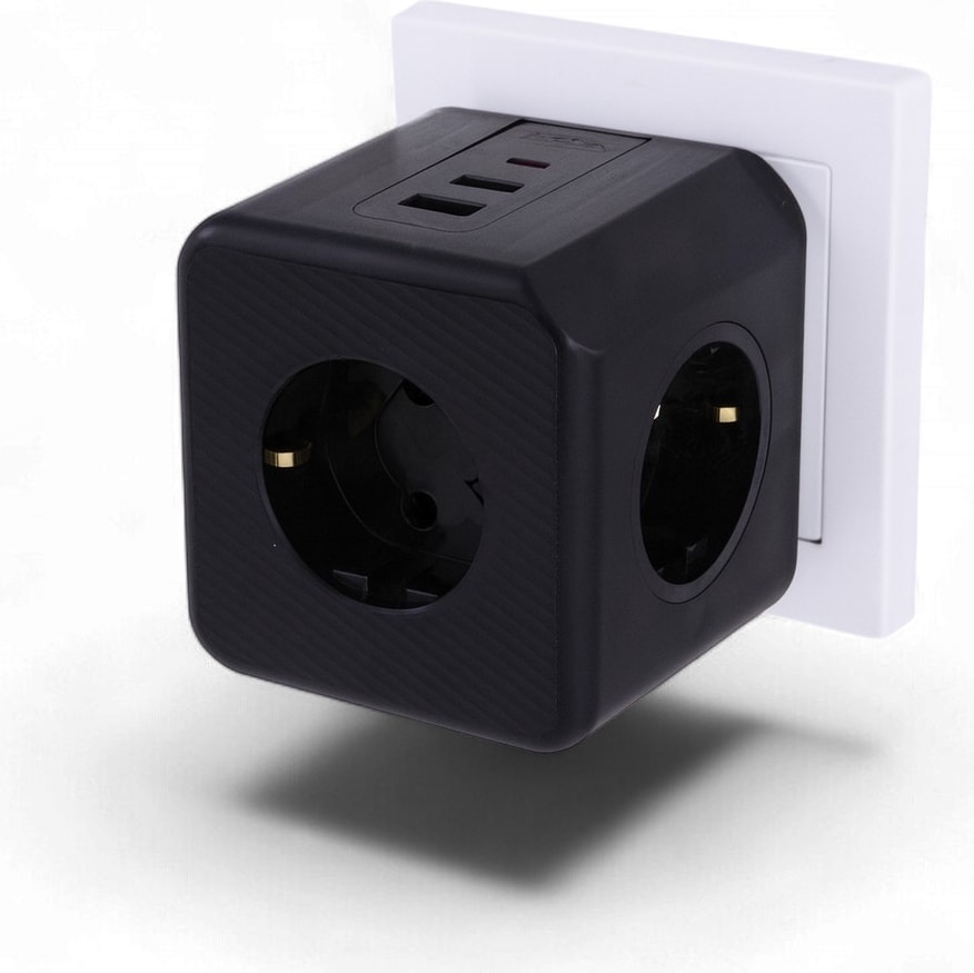 Çocuk Termal Kısa Devre Akım Korumalı 3 Prizli 2 USB + 1 Type-C Topraklı Golyat Grup Şarj Fiş Priz