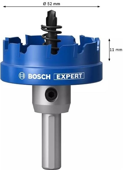 BOSCH Expert 52 mm Elmaslı Inox Panç Adaptörlü 2608901435