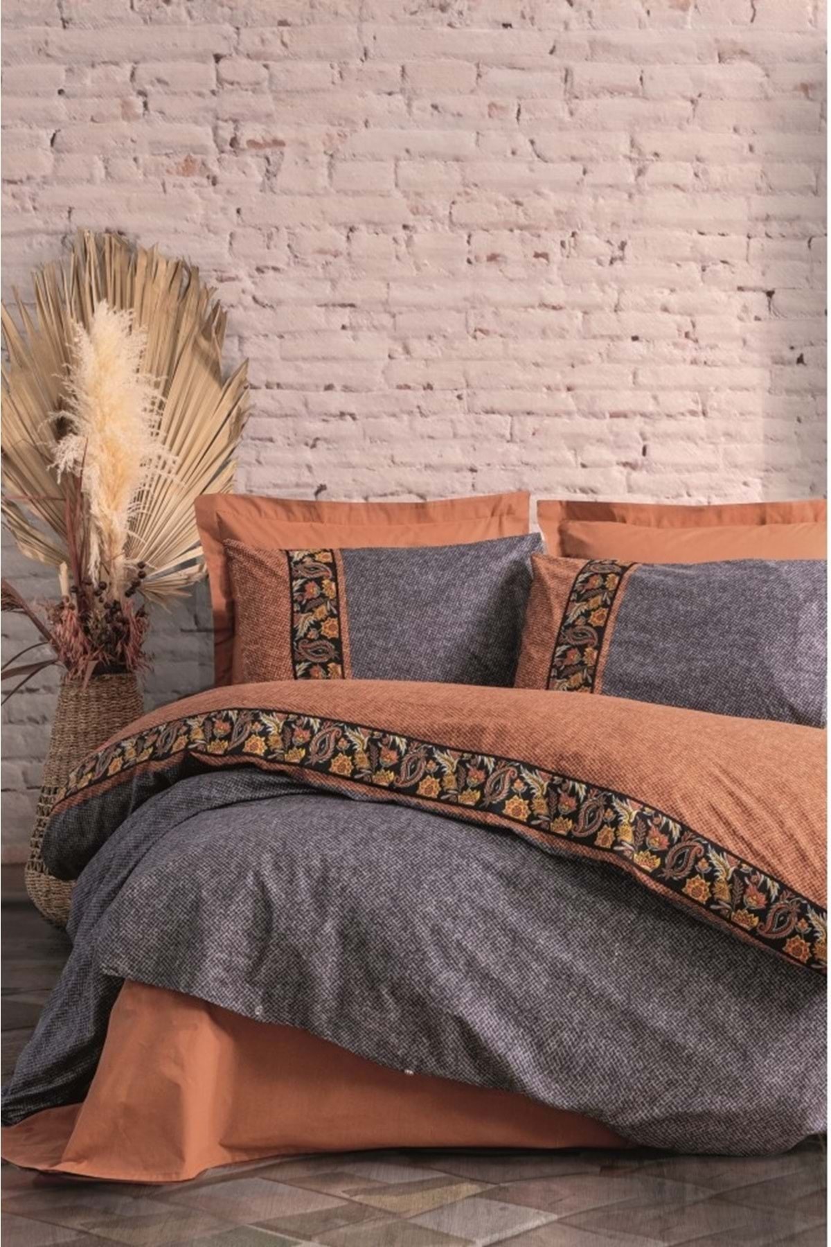 Folk Art Çift Kişilik Nevresim Takımı Dalıla Tarcın
