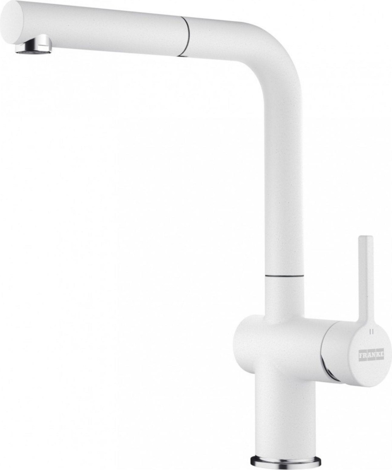 Maris Mrg 110-52 Granit Eviye-Active Plus Doccia 2.0 Armatür-Sıvı Sabunluk Üçlü Set Bianco