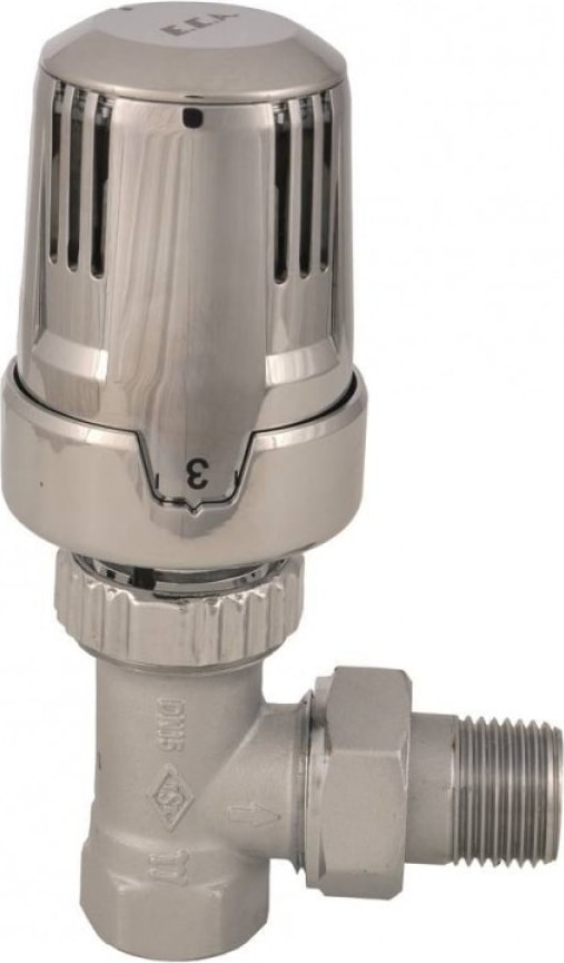 1/2" Termostatik Radyatör Valfi Köşe Krom Trv 602120162