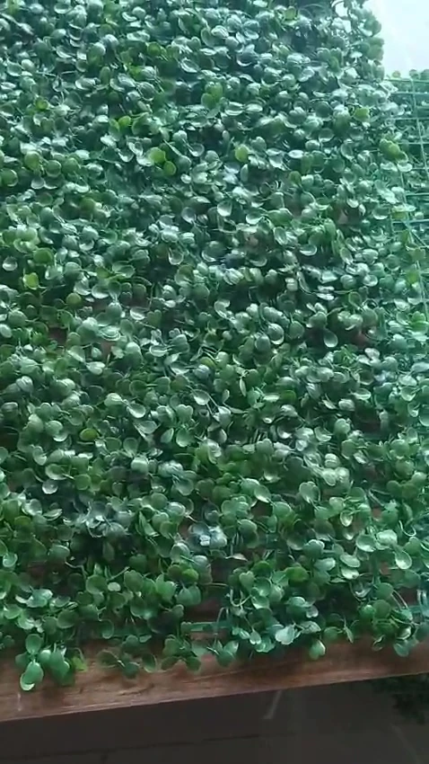 1 ADET Botanik Dikey Bahçe Peyzaj Dekoratif Yapay Bitki Duvar Kaplama Panel Şimşir Tabaka Çiçek Duva