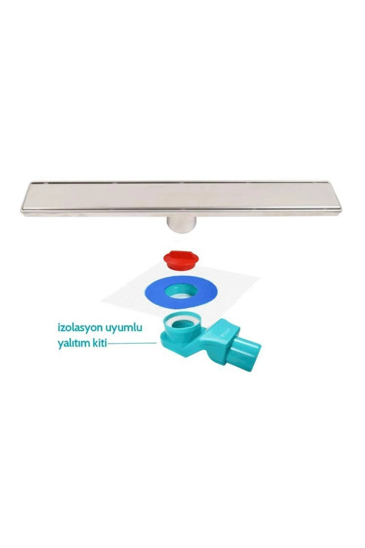 Duş Kanalı Line 6 30 Cm Plain Süzgeç Ve Yalıtım Kiti 1156-1033000-01