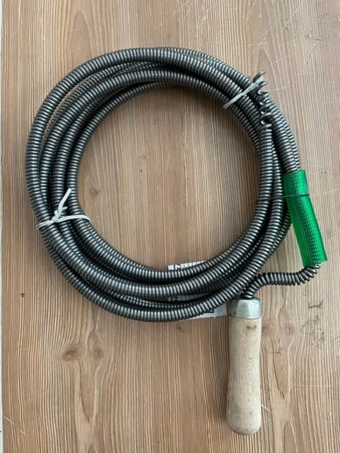 Kalın Çelik Lavabo Wc Açıcı Tel Banyo Borusu Gider Açma Teli 10MT