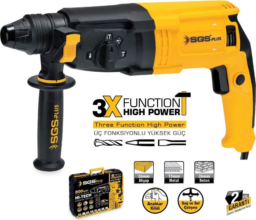 Plus Kırıcı Delici Matkap 800W SGS5179