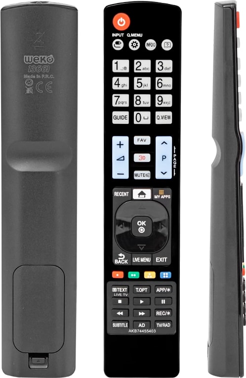 Kl Lg AKB74455403 Smart My Apps Tuşlu LCD LED Tv Kumanda 70106=40072=13661