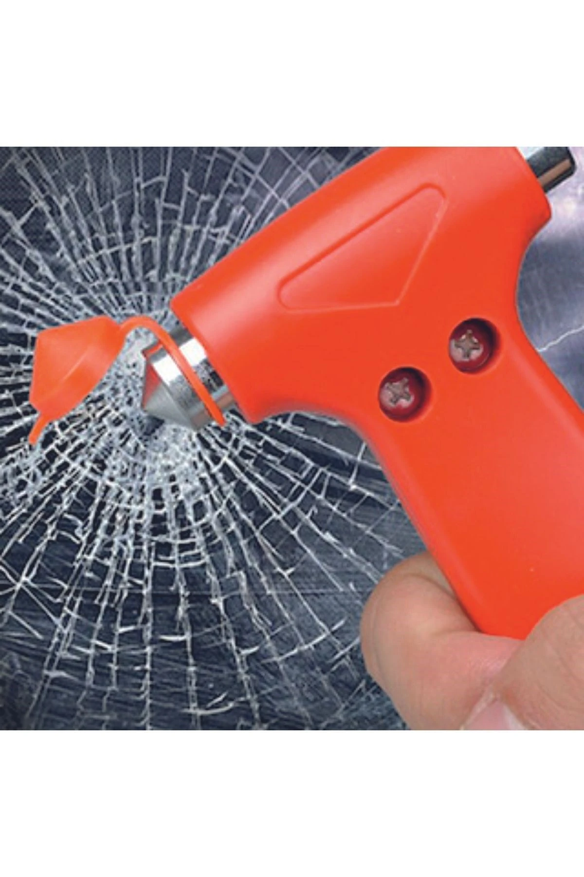 Acil Çıkış Çekici Cam Kırma Çekici Çift Uçlu - Takma Aparatlı