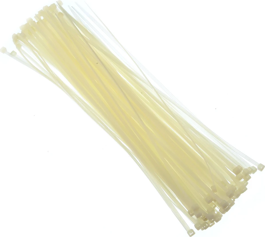 Plastik Kablo Bağı Cırt Kelepçe 292 mm x 3.6 mm Beyaz 100 Adet