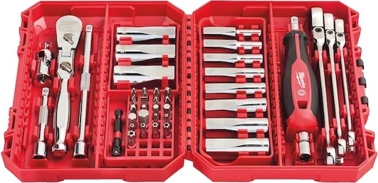 1/4'' Cırcır Tornavida Kollu Lokma Seti 42 Parça - 4932498382