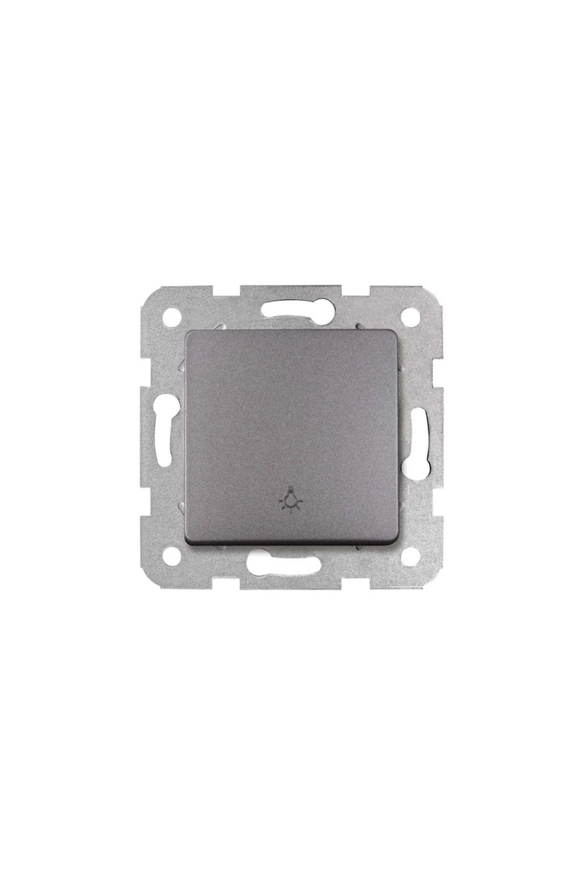 Linnera Life Granit Grisi Light Yaylı Anahtar (ÇERÇEVELİ) - 90442003